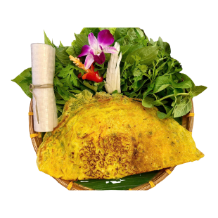 Vietnamese Pancake with Shrimp & Pork