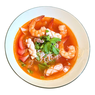 “Mekong Delta” Noodle Soup With Seafood
